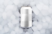 Soda can png transparent mockup