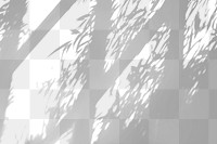 PNG Leaf shadow effect, transparent background