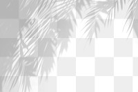 PNG Leaf shadow effect, transparent background