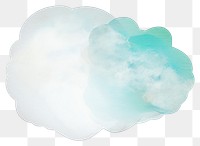 PNG  Speech bubble white background turquoise outdoors. AI generated Image by rawpixel.