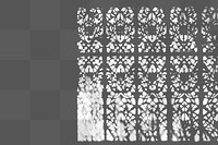 PNG Window pattern shadow effect, transparent background