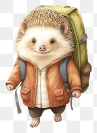 PNG Hedgehog mammal cute  