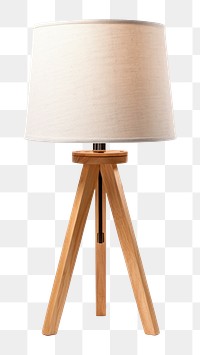 PNG Table lamp lampshade white white background. AI generated Image by rawpixel.
