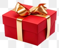 PNG Christmas gift box white background celebration. 