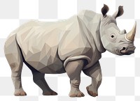 PNG Rhinoceros animal mammal standing. 