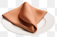 PNG Napkin plate white background simplicity. 