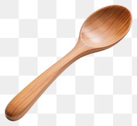 PNG Wooden spoon white background silverware simplicity. 