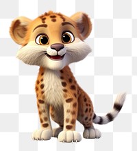 PNG Animal cheetah cartoon mammal. 