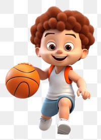 PNG Basketball cartoon sports cute. 