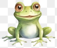 PNG Grenouille avec un panneau blanc amphibian wildlife cartoon. 