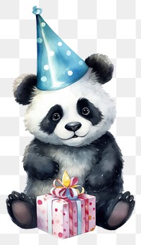 PNG Party panda toy representation. AI generated Image by rawpixel.