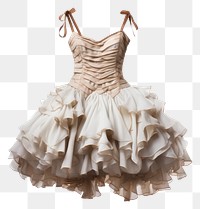 PNG Mini dress fashion wedding white. 