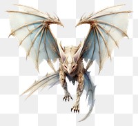 PNG Animal dragon wing white background. AI generated Image by rawpixel.