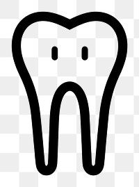 PNG Oral care icon black white logo. AI generated Image by rawpixel.