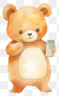 PNG Bear technology cartoon cute. 