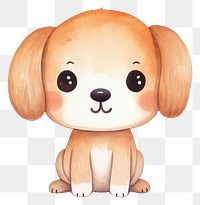 PNG Dog cartoon animal cute. AI generated Image by rawpixel.