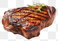 PNG  Grilled ribeye steak meat food beef. 