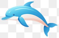 PNG A dolphin animal mammal white background. AI generated Image by rawpixel.