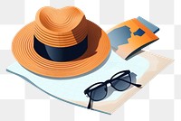 PNG Glasses hat white background accessories. AI generated Image by rawpixel.