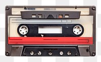 PNG Cassette tape electronics white background technology. AI generated Image by rawpixel.