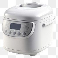 PNG Rice cooker white background technology appliance. AI generated Image by rawpixel.