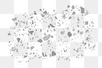 PNG Terrazzo pattern effect, transparent background