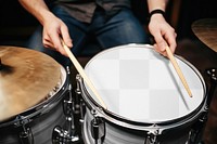 Drums png mockup, transparent design