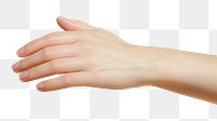 PNG Hand cream finger skin gesturing. 