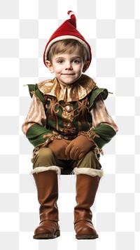 PNG Kid elf portrait costume child. AI generated Image by rawpixel.