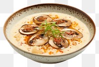 PNG Abalone porridge dish seafood plate meal. AI generated Image by rawpixel.