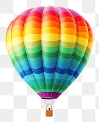 PNG  Hot balloon aircraft vehicle white background