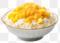 PNG Cream dessert mango food. AI generated Image by rawpixel.