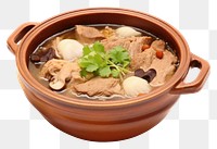 PNG Singaporean bak kut teh soup stew food meal. AI generated Image by rawpixel.
