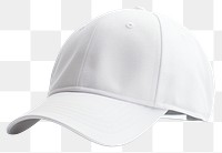 PNG White baseball cap white background headwear headgear. AI generated Image by rawpixel.