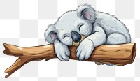 PNG  Koala koala animal mammal. AI generated Image by rawpixel.