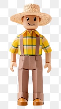 PNG Farmer doll toy  