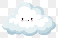 PNG  Cute png cloud white creativity. AI generated Image by rawpixel.