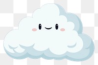 PNG  Cute png cloud white recreation. AI generated Image by rawpixel.