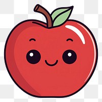 PNG  Cute png apple fruit plant. AI generated Image by rawpixel.