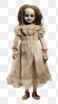 PNG  Creepy costume doll toy