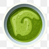 PNG Green food bowl refreshment. AI generated Image by rawpixel.