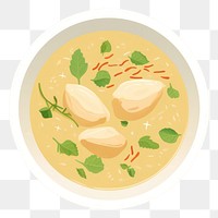 PNG Plate food soup meal. AI generated Image by rawpixel.