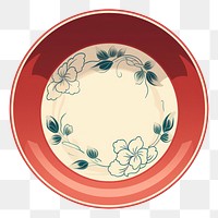 PNG Porcelain platter plate bowl. AI generated Image by rawpixel.