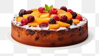 PNG Fruit cake raspberry dessert plant. AI generated Image by rawpixel.