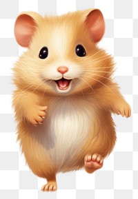 PNG Hamster rat cartoon rodent. 