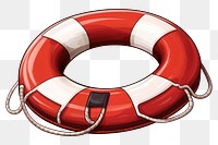 PNG Lifebelt lifebuoy white background protection. AI generated Image by rawpixel.