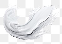 PNG White acrylic paint swatch  effect, transparent background