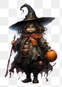 PNG Witch scarecrow costume adult. 