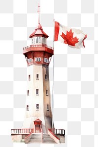 PNG Canada tower architecture lighthouse building. 