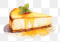 PNG Cheese Cake cake cheesecake dessert. 